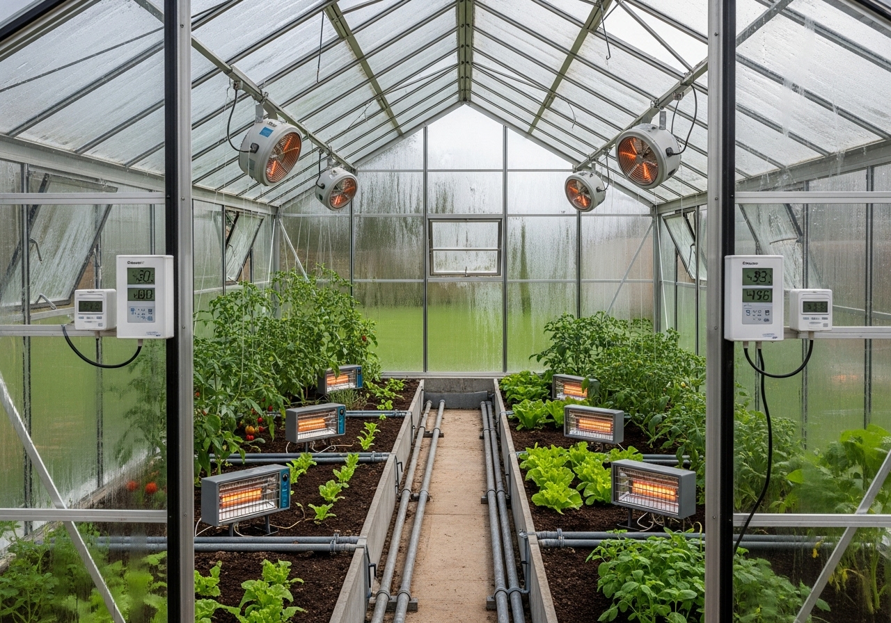 Gewächshaus heizen: So gelingt es richtig