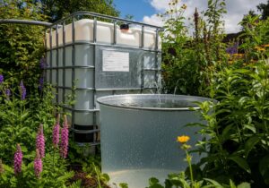 IBC Container als Regentonne nutzen