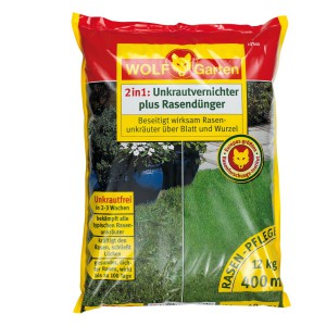 Wolf-Garten Unkrautvernichter plus Rasendünger – Anwendung & Wirksamkeit