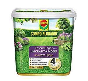 COMPO FLORANID Rasendünger Unkraut + Moos Komplett-Pflege